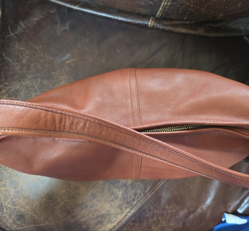 Coach Vintage ERGO Leather Hobo Shoulder Bag in Saddle Brown CIRCA 2000 MEDIUM - Picture 2 of 11
